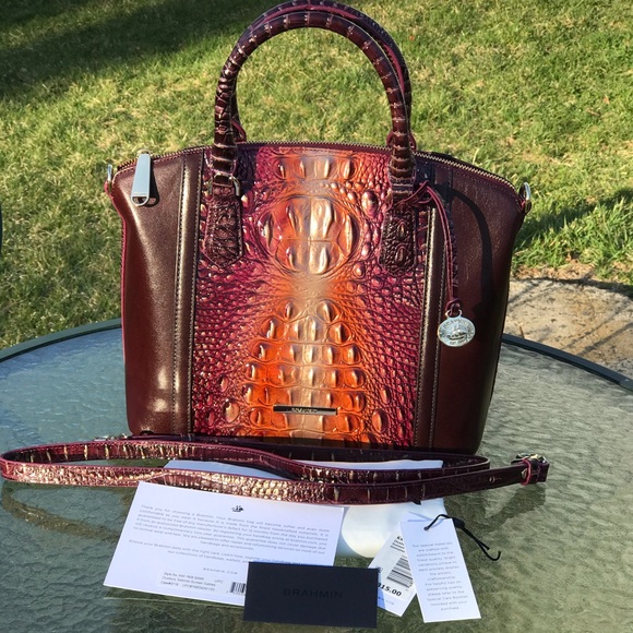 Brahmin Handbags - Brahmin Medium Duxbury Sunset Gables Satch…